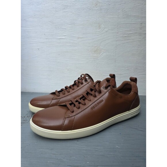 Cole Haan Grand Plus Crosscourt C36924 Sneakers Mens Sz 10.5 British Tan Leather main image 10